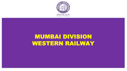 Mumbai Division Western Railway