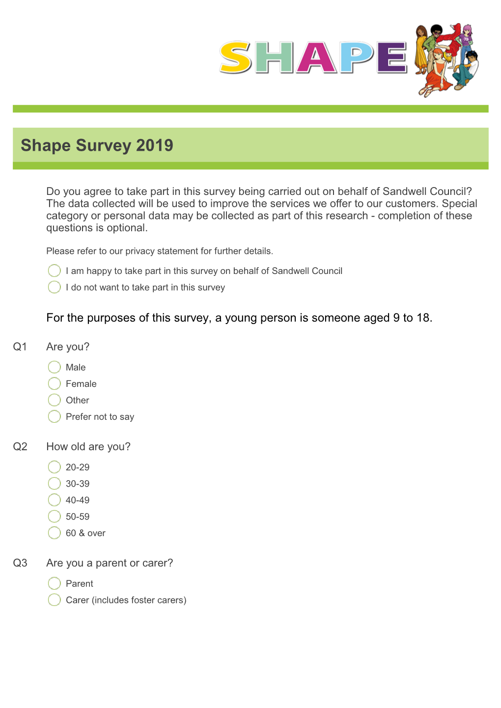 Shape 2019Parents