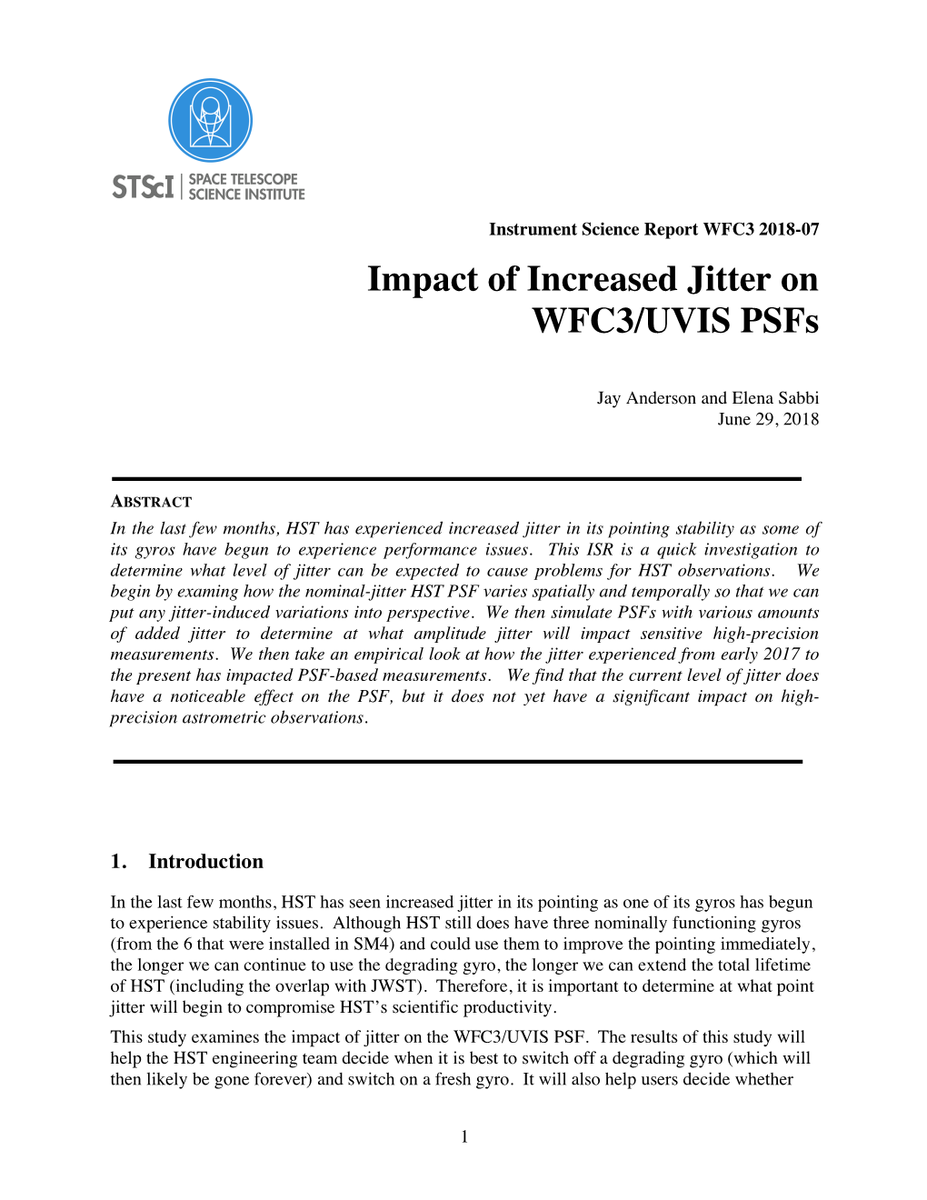 Impact of Increased Jitter on WFC3/UVIS Psfs