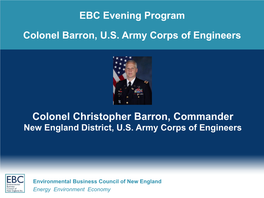 New England District, US Army Corps of Engineers