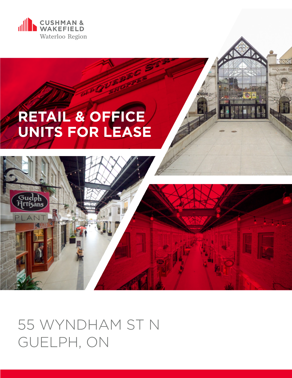 55 Wyndham St N Guelph, on Retail & Office Units For