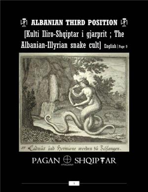 [Kulti Iliro-Shqiptar I Gjarprit ; the Albanian-Illyrian Snake Cult] English
