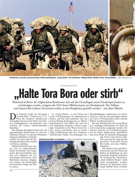„Halte Tora Bora Oder Stirb“