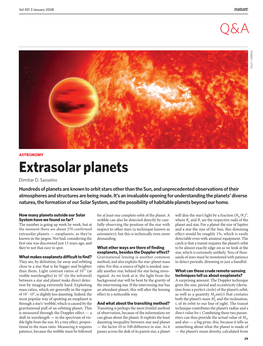 Extrasolar Planets Dimitar D