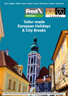 Tailor-Made European Holidays & City Breaks
