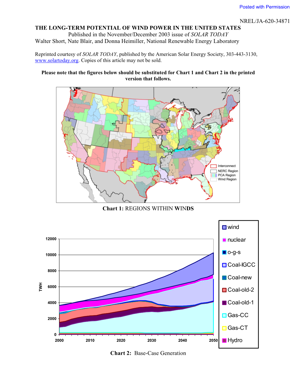 Long-Term Potential of Wind Power in the United States