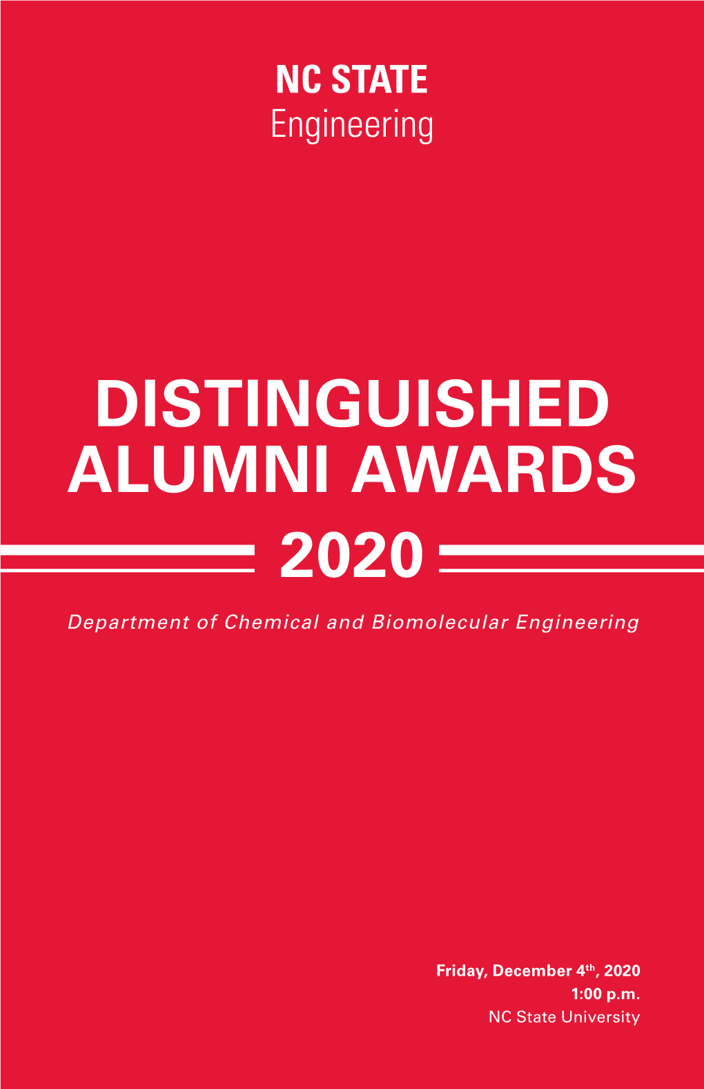 Distinguished Alumni Awards 2020