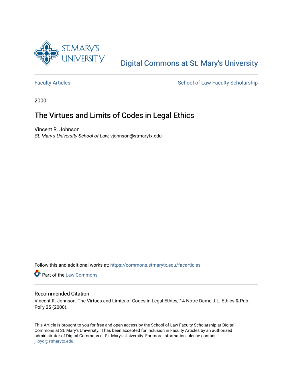 The Virtues and Limits of Codes in Legal Ethics