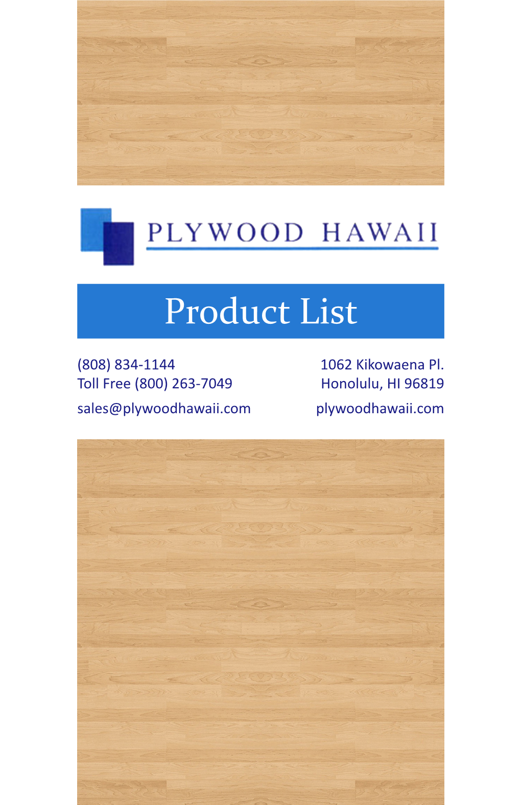 Product List