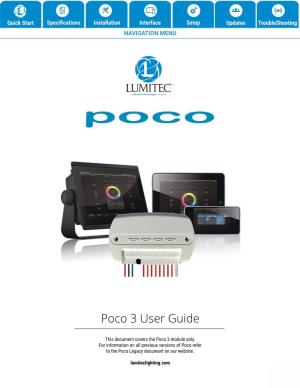Poco 3 User Manual