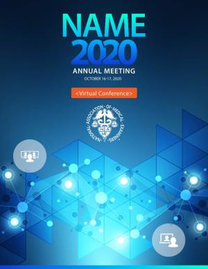 Final Name 2020 Annual Meeting Program