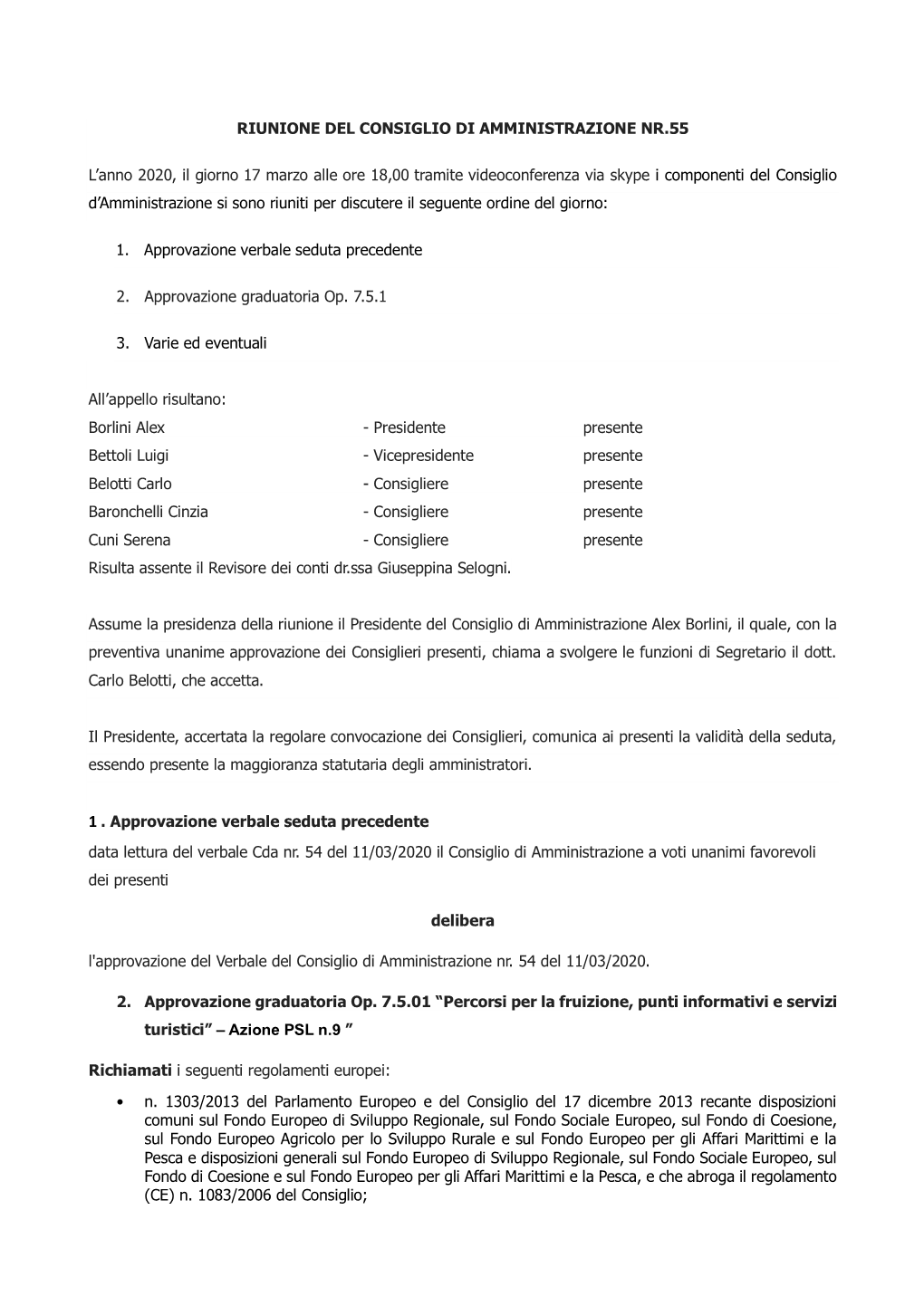 55 Verbale Cda 17 03 2020 Approvazione 7.5.01