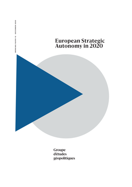European Strategic Autonomy in 2020