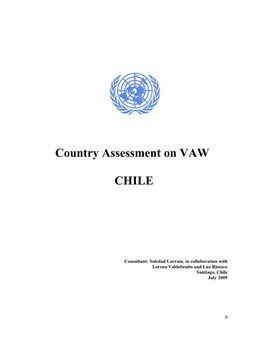 Country Assessment on VAW CHILE
