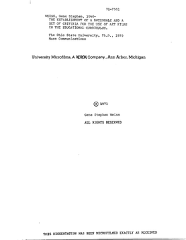 71-7591 University Microfilms, a XEROX Company, Ann Arbor