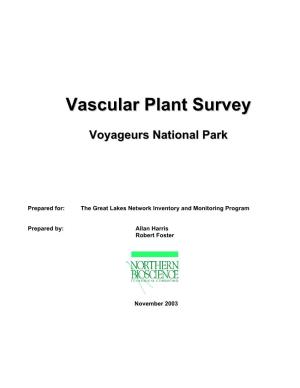 Vascular Plant Survey