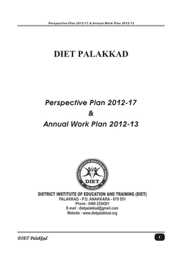 About Diet Palakkad