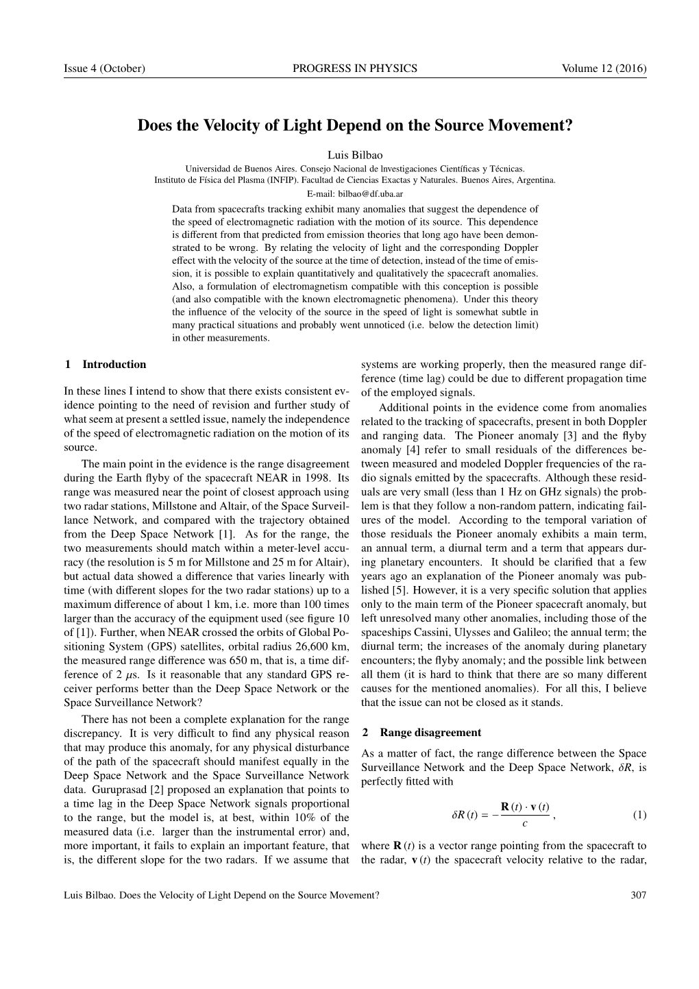 Does the Velocity of Light Depend on the Source Movement?