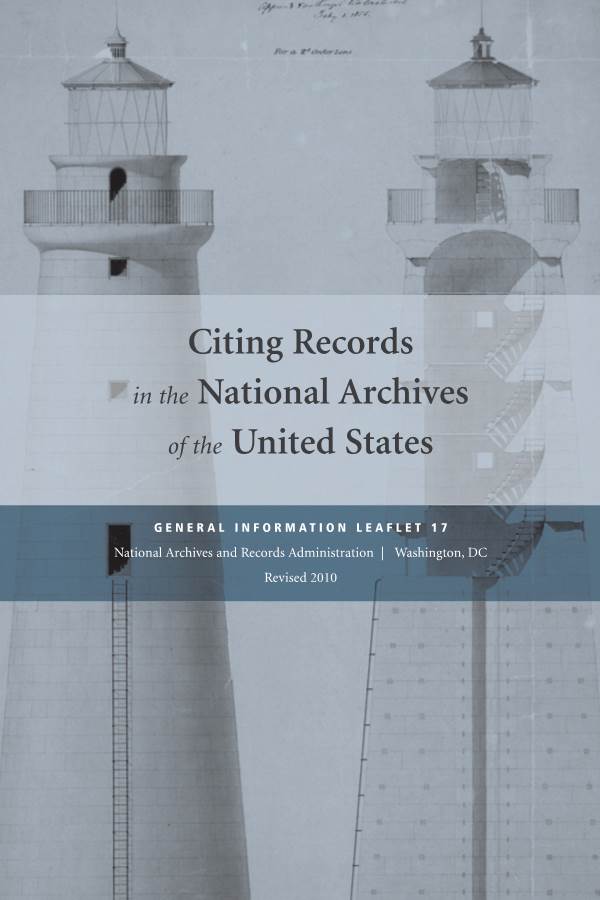Citing Records in the National Archives of the United States