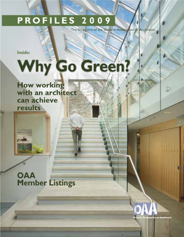 Why Go Green? How Working with an Architect Can Achieve Results