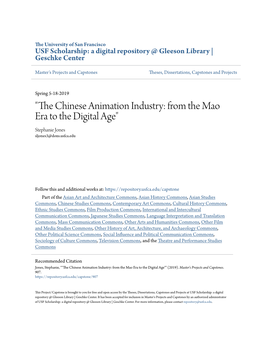 "The Chinese Animation Industry: from the Mao Era to the Digital Age"