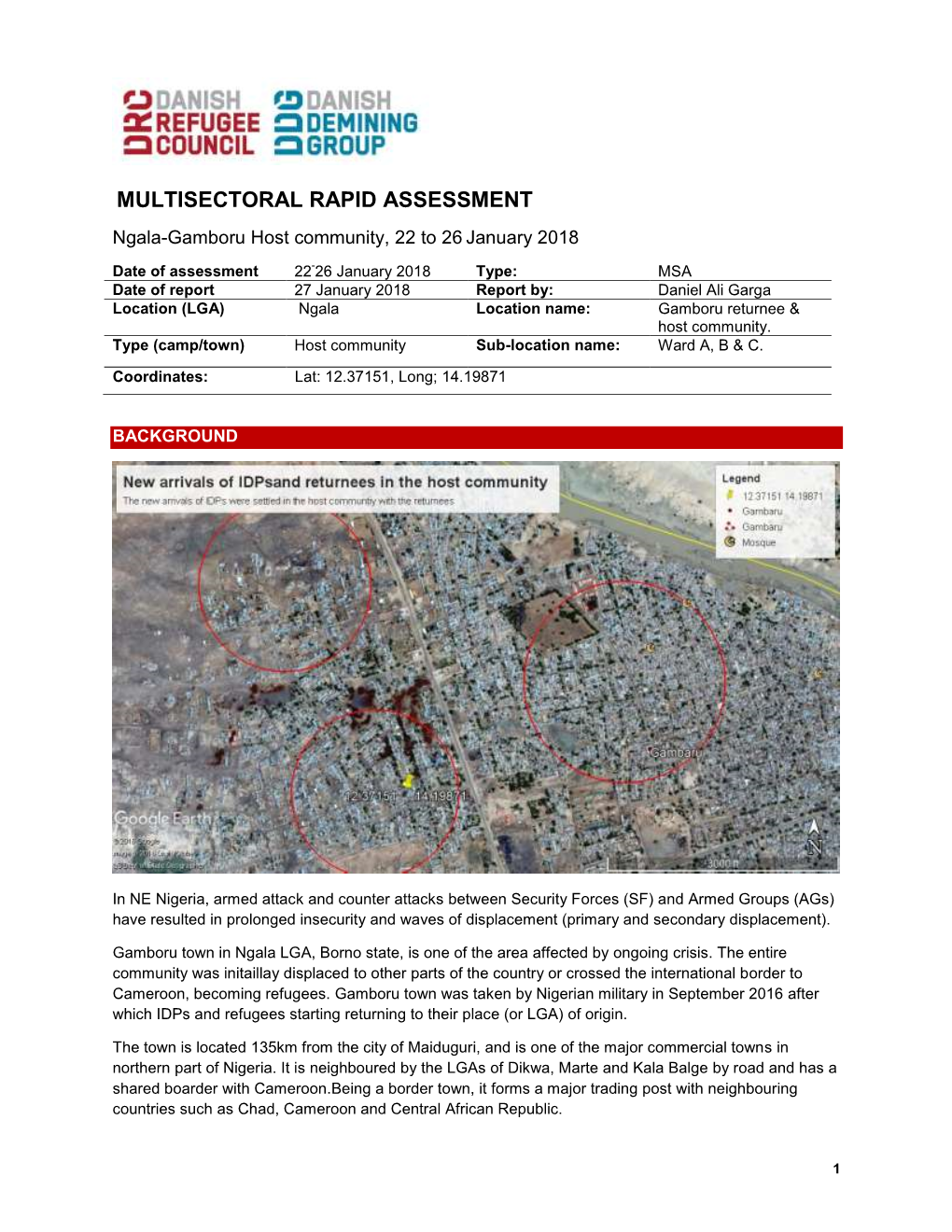 Multisectoral Rapid Assessment