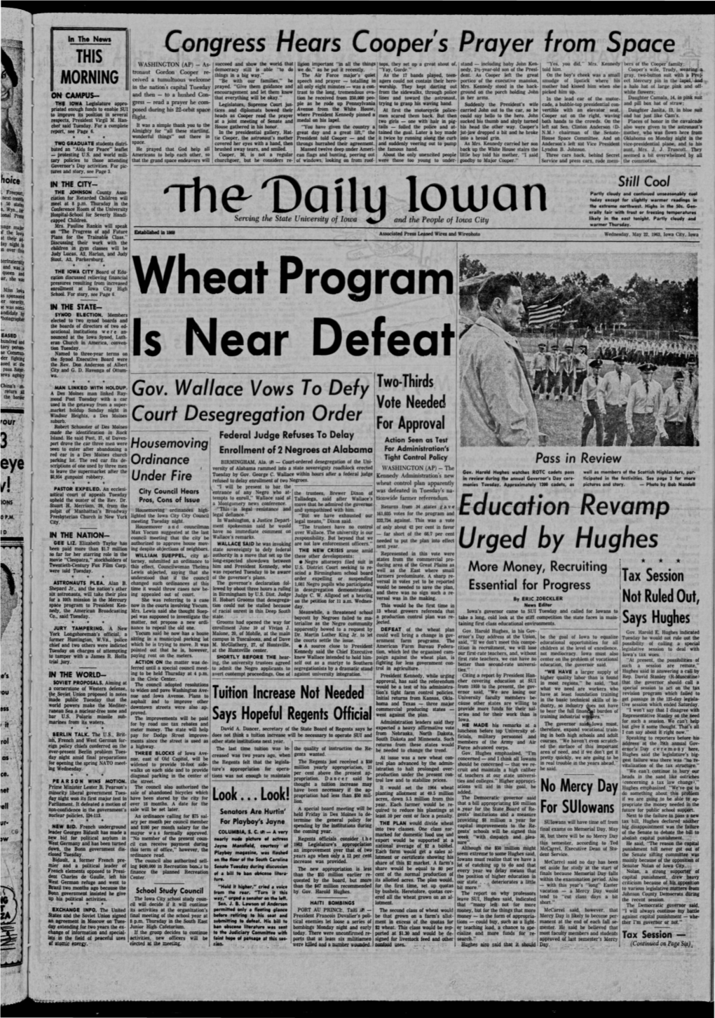 Daily Iowan (Iowa City, Iowa), 1963-05-22