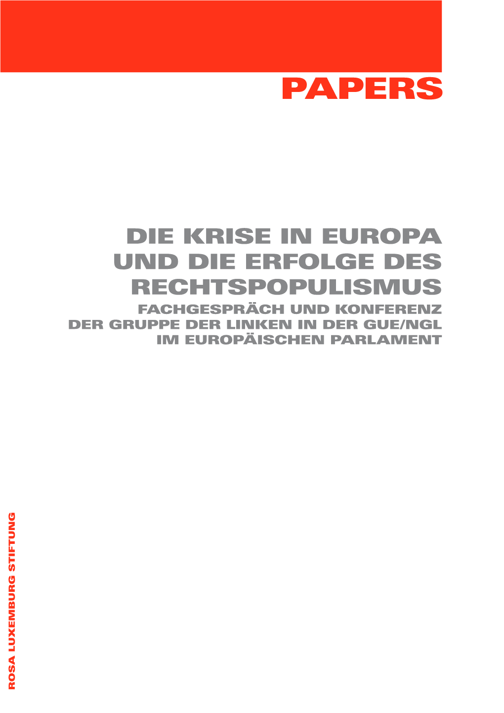 Paper-Krise EU Rechtspopulismus