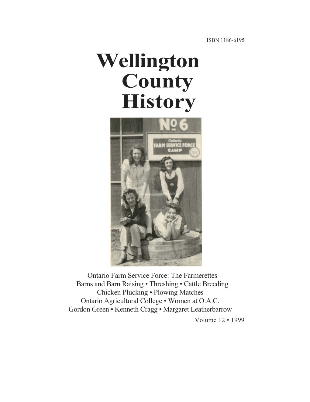 Wellington County History