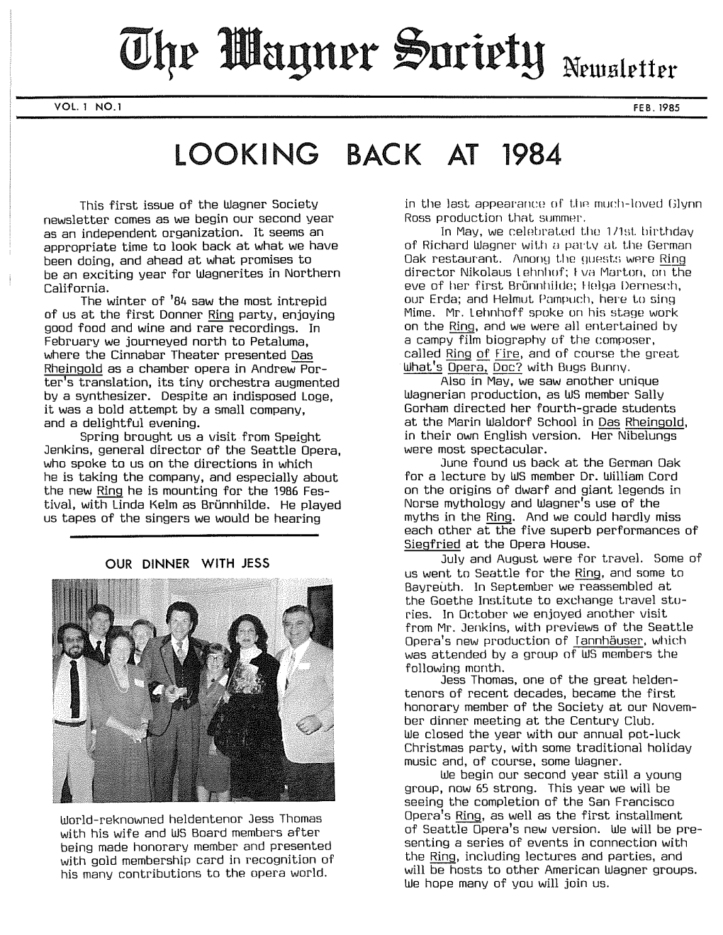 1985 Newsletters.Pdf