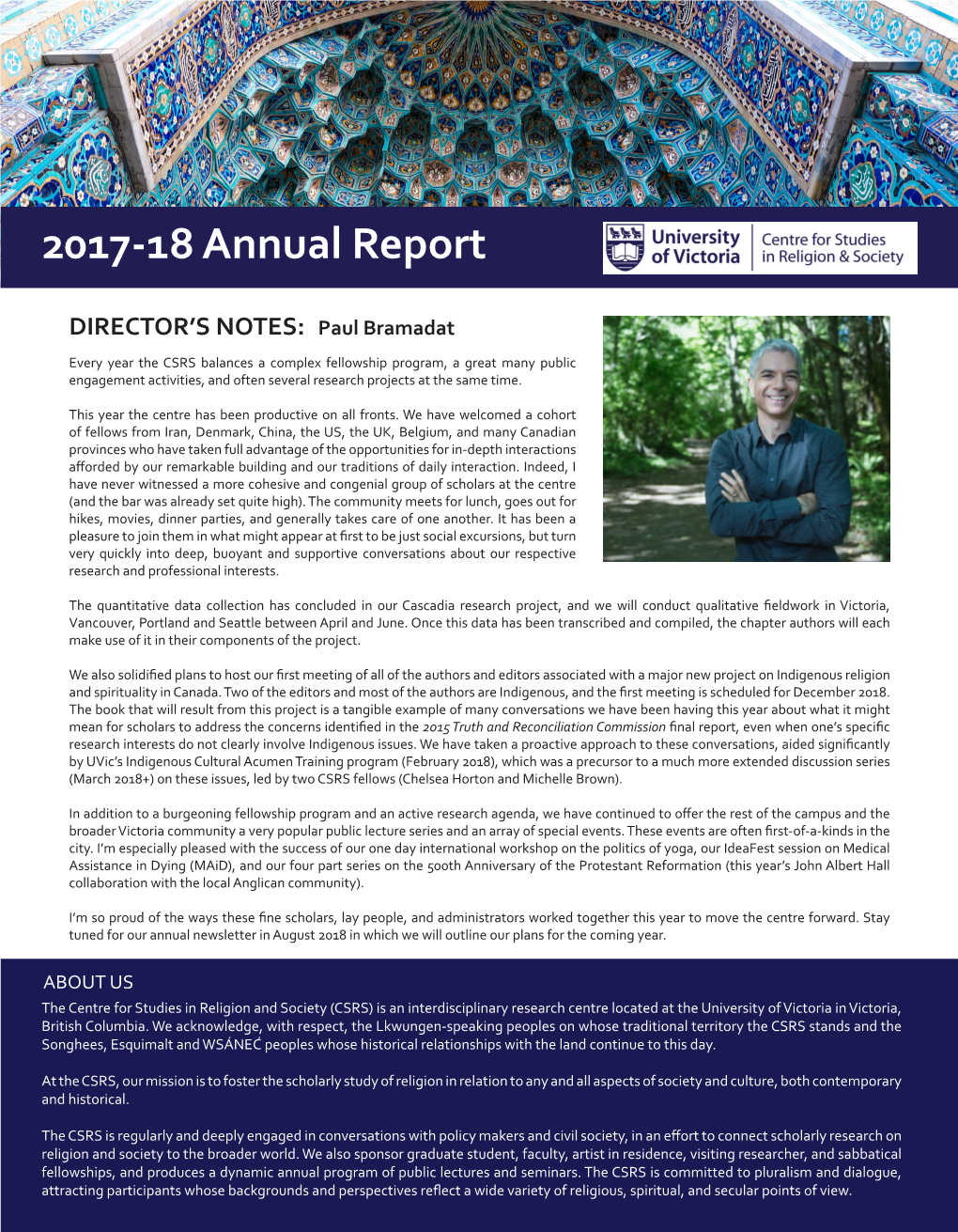 CSRS Annual Report 2017/18