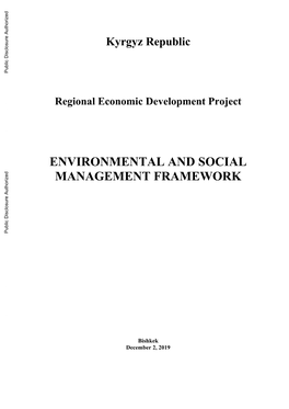 Regional Economic Development Project