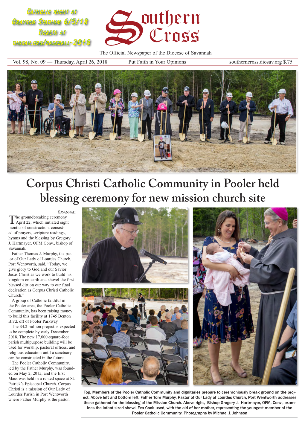 Corpus Christi Catholic Community in Pooler Held Blessing Ceremony For