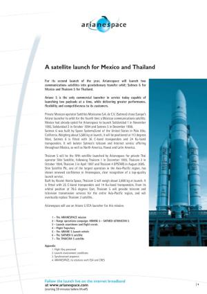 Arianespace Launchkit Satmex-6