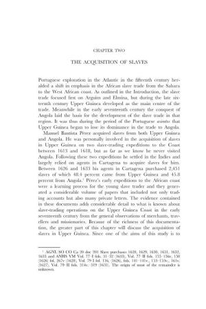 THE ACQUISITION of SLAVES Portuguese Exploration in The