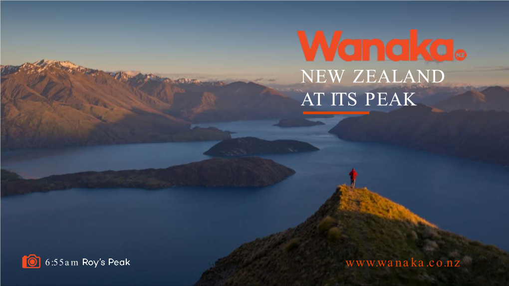 New Zealand at Its Peak