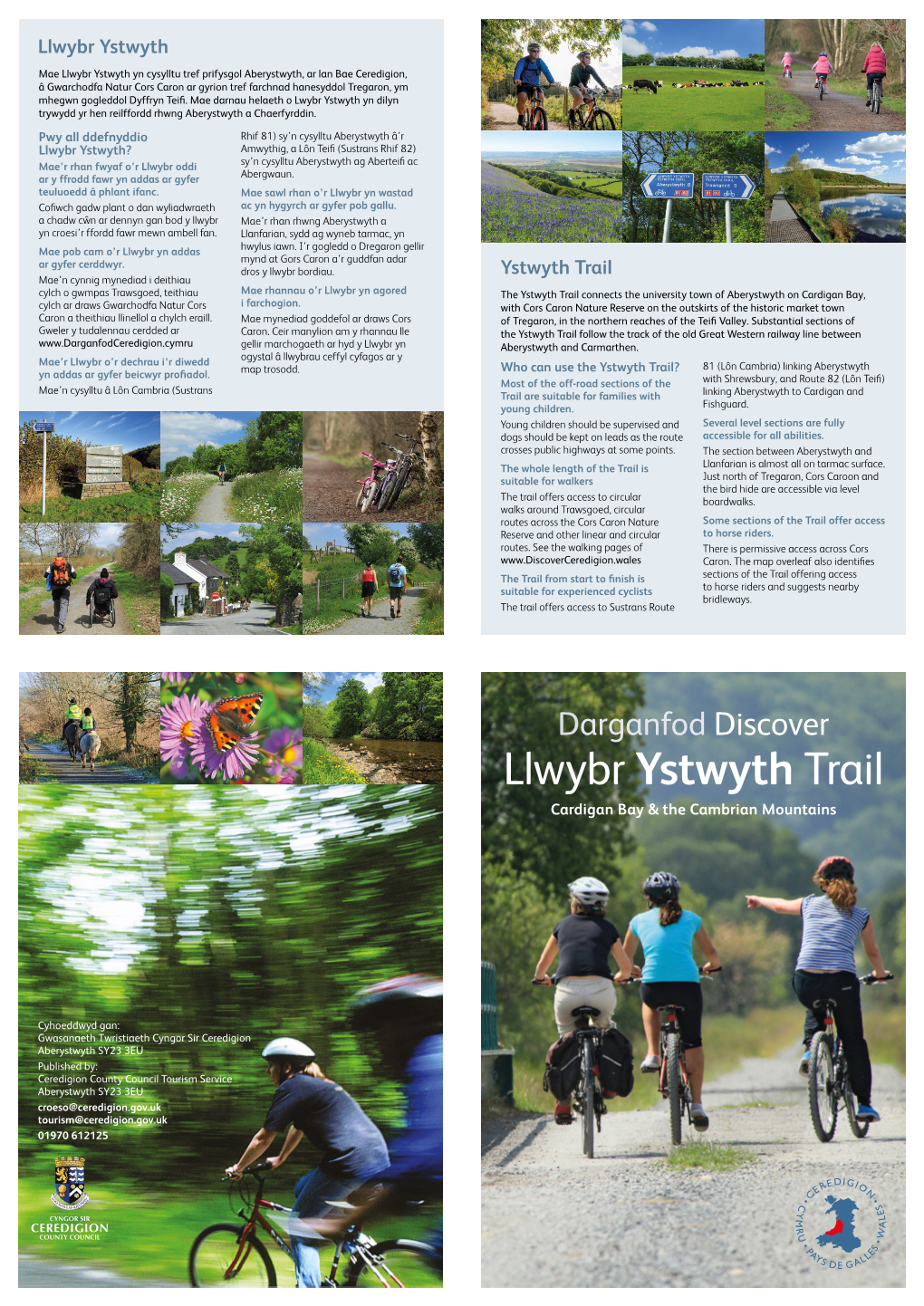 Llwybr Ystwyth Trail Cardigan Bay & the Cambrian Mountains