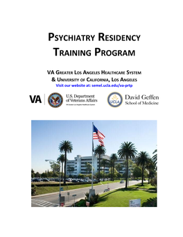P​Sychiatry​ R​Esidency T​Raining​ P​Rogram