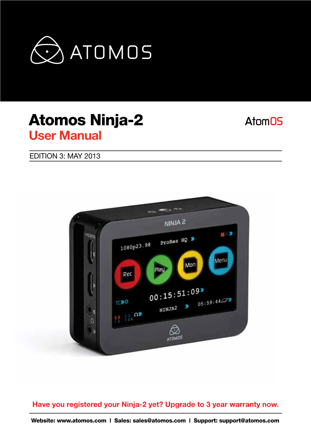 Atomos Ninja-2 User Manual