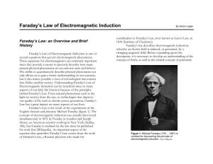 Faraday's Law of Electromagnetic Induction
