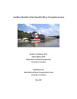 Ancillary Benefits of the Ouachita River Navigation System