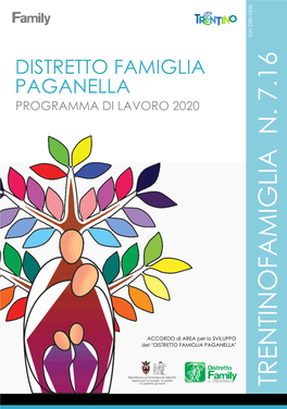Programma Di Lavoro Distretto Famiglia Paganella 2020