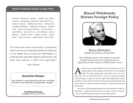 US Thinktanks Booklet.Qxd