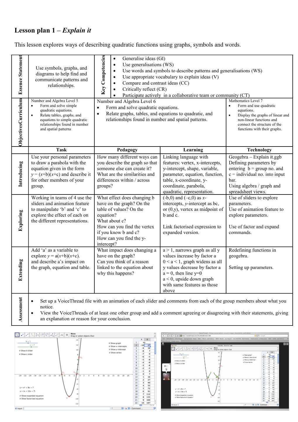 Lesson Plan 1 Explain It