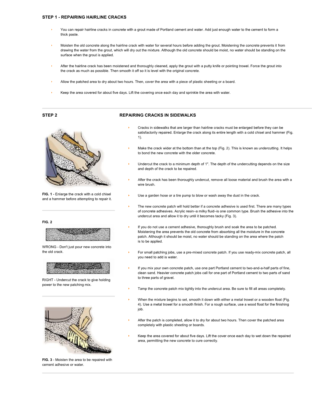 Repairing Hairline Cracks Step 2 Repairing Cracks In