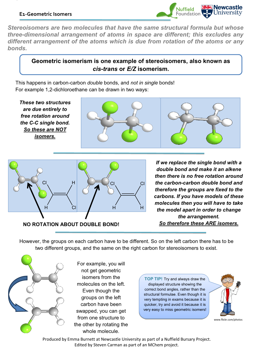 E1-Geometric Isomers