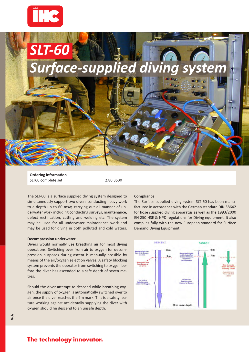 SLT-60 Surface-Supplied Diving System