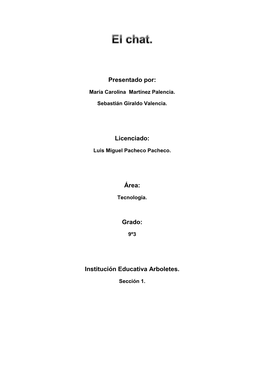 Presentado Por: Licenciado: Área: Grado: Institución Educativa Arboletes