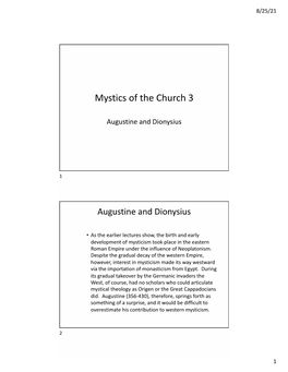 Mystics of the Church 3