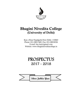 Prospectus 2017 - 2018